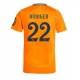 Real Madrid Antonio Rudiger #22 Replike Gostujuci Dres 2024-25 Kratak Rukav